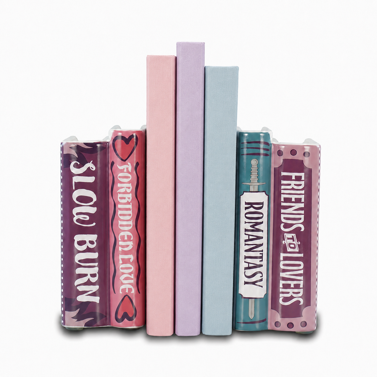 Set of 2 Bookennds Boxed Romantasy