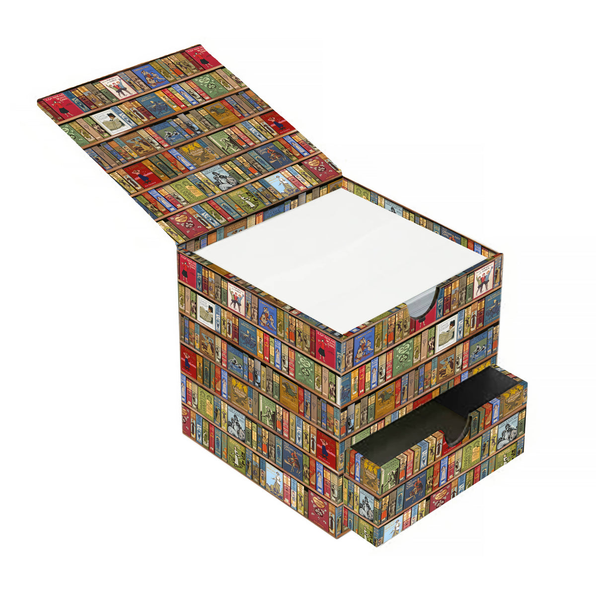Bodleian Libraries: High Jinks Bookshelves Flame Tree Memo B