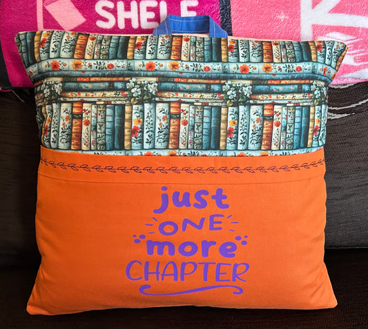 Handmade Reading Pillow - Books