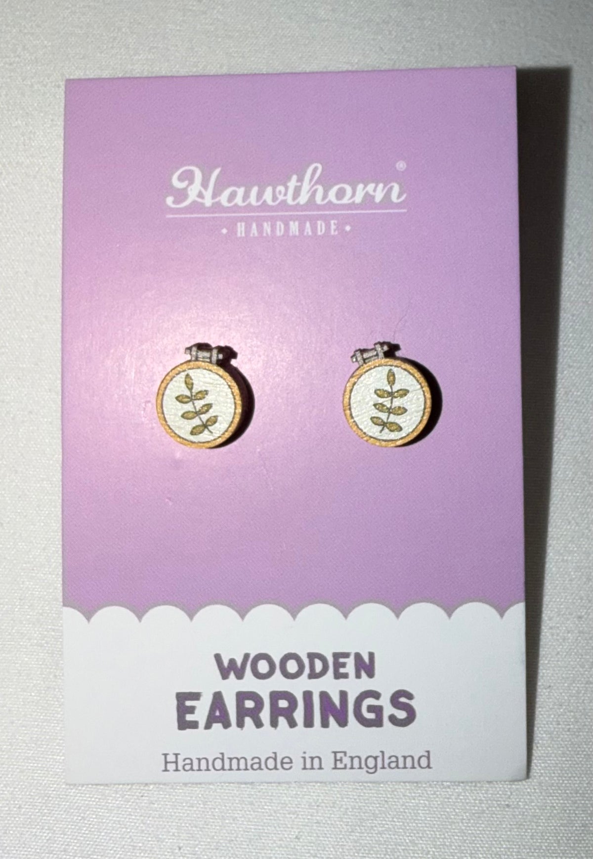 Wooden Craft Themed Earrings