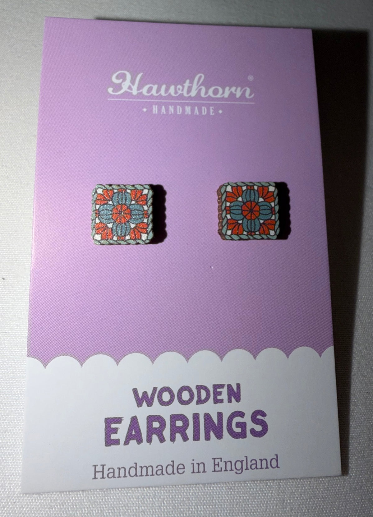 Wooden Craft Themed Earrings