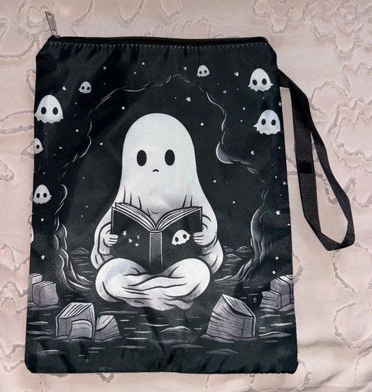 Ghost Reading Book Pouch