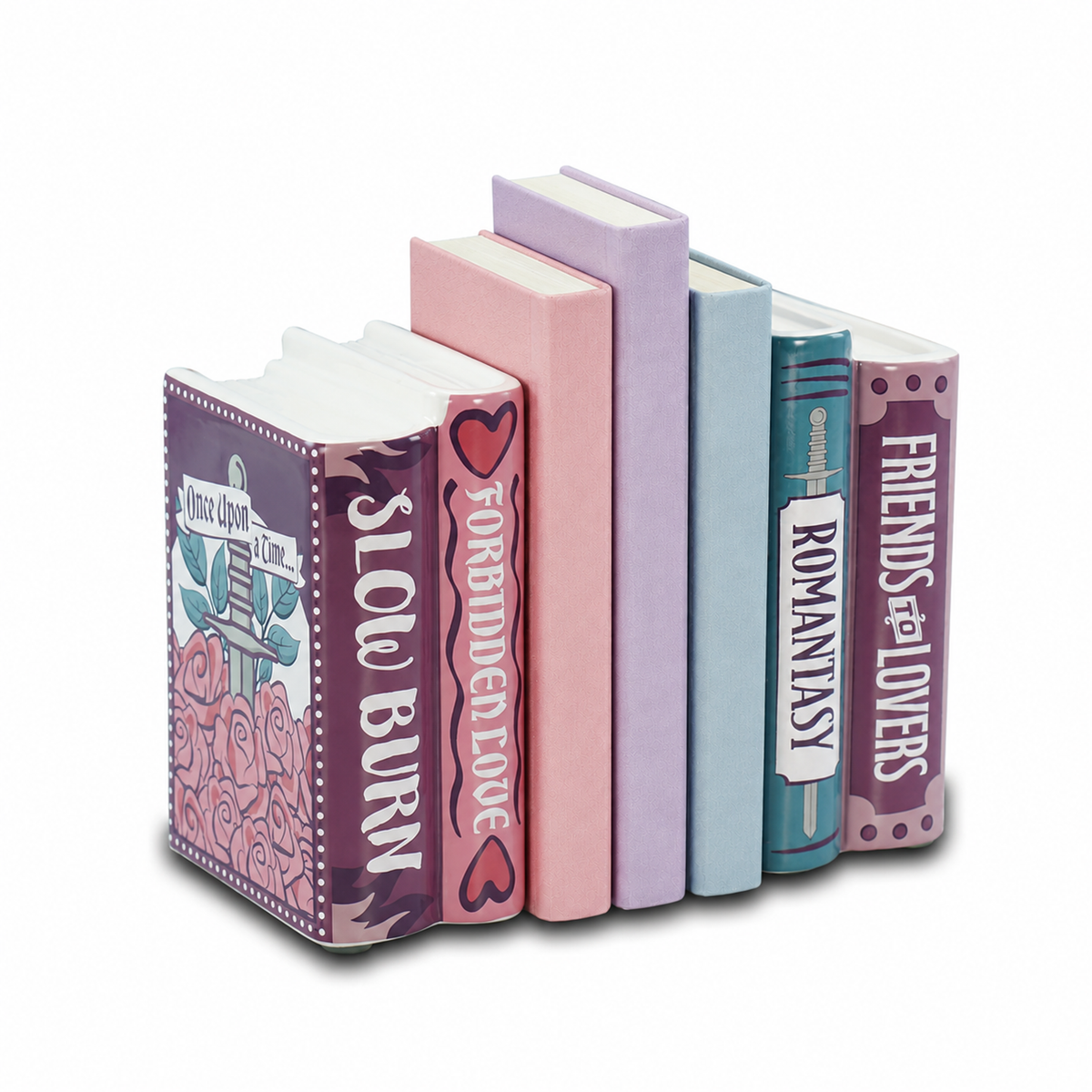 Set of 2 Bookennds Boxed Romantasy