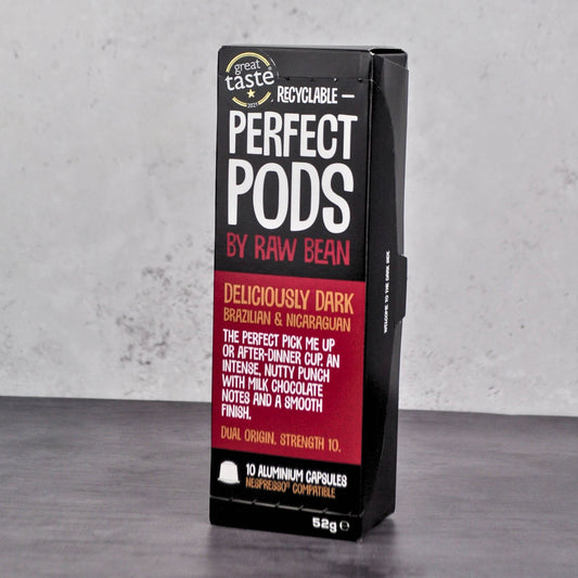 Deliciously Dark Perfect Pods (strength 10) - 100% Aluminium